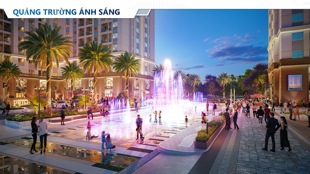 Hồ bơi resort Khải Hoàn Prime hướng sông, thiết kế hiện đại.