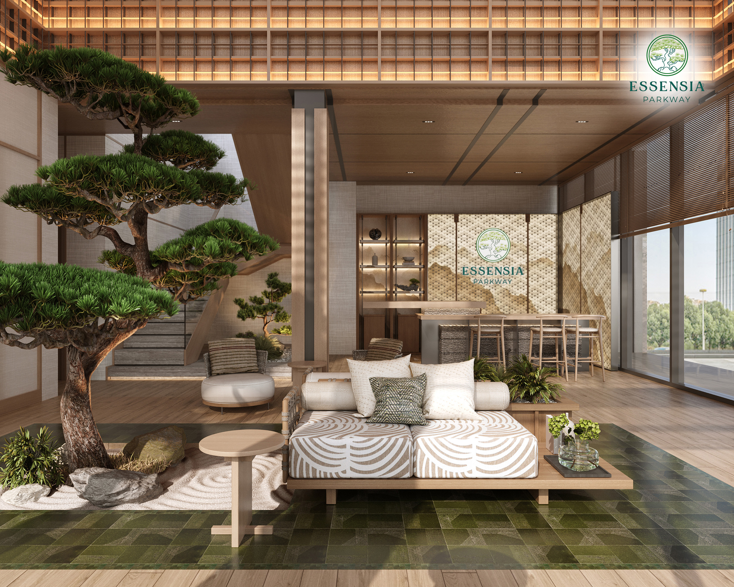 Khu Onsen tiêu chuẩn Nhật Bản tại Essensia Parkway