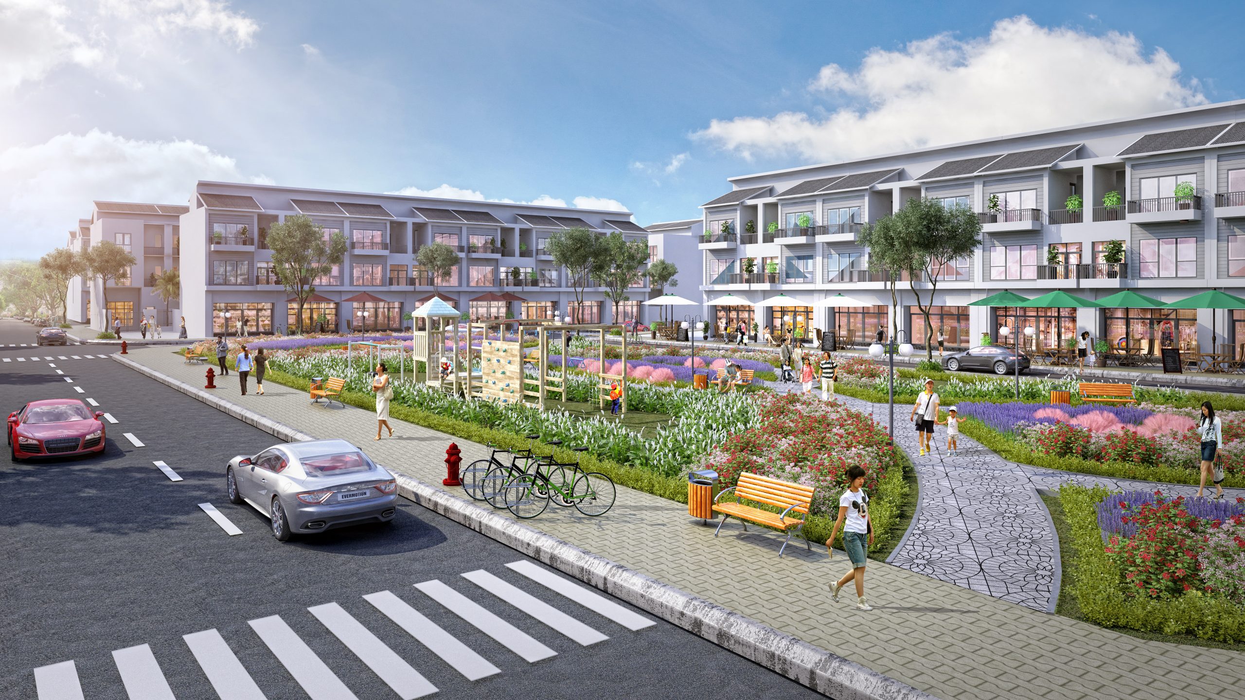 Tiện ích nội khu TT City Millenia: khu vui chơi & tiện nghi