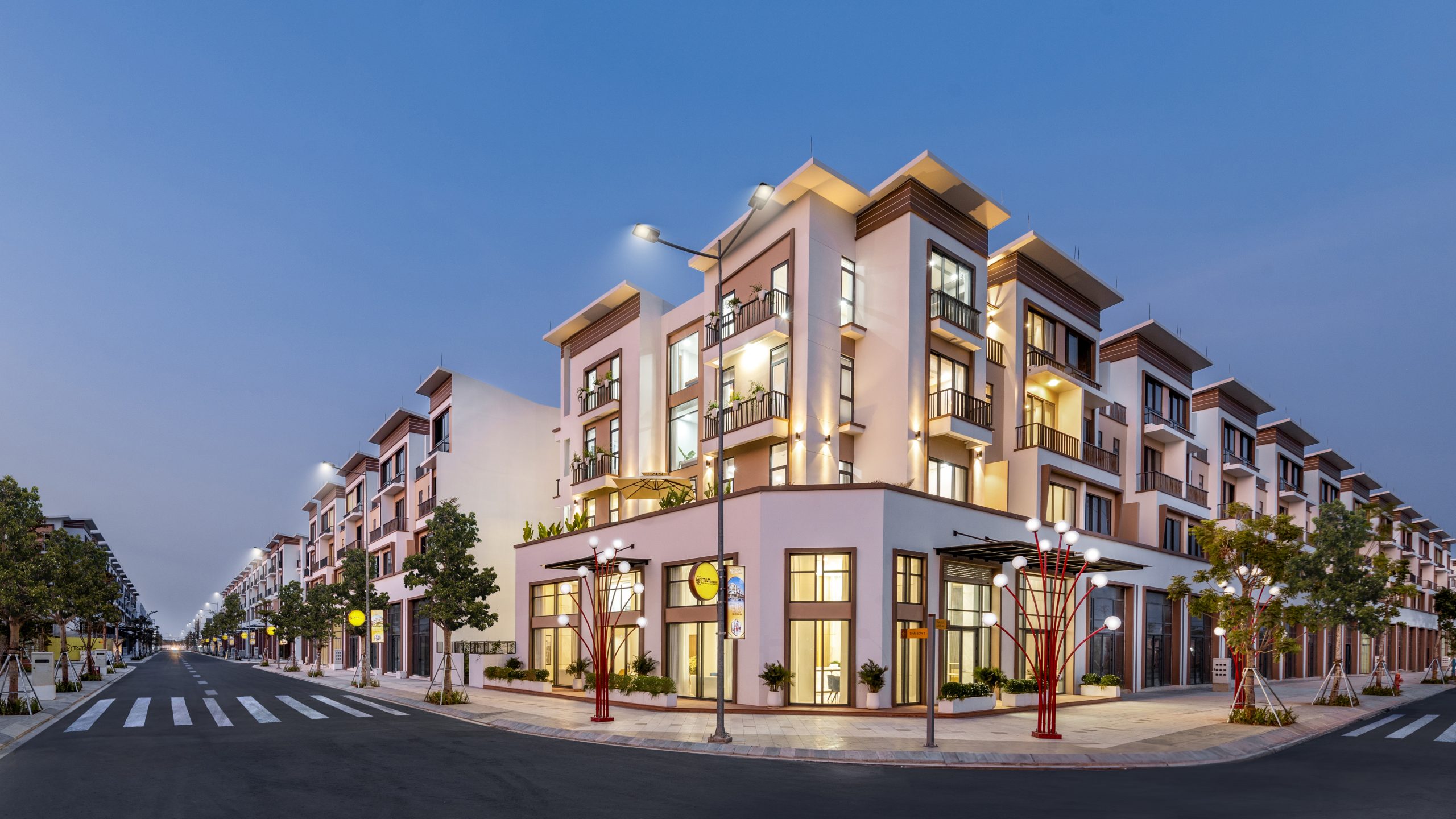 Nhà phố liền kề và shophouse thương mại tại đô thị T&T City Millennia Cần Giuộc