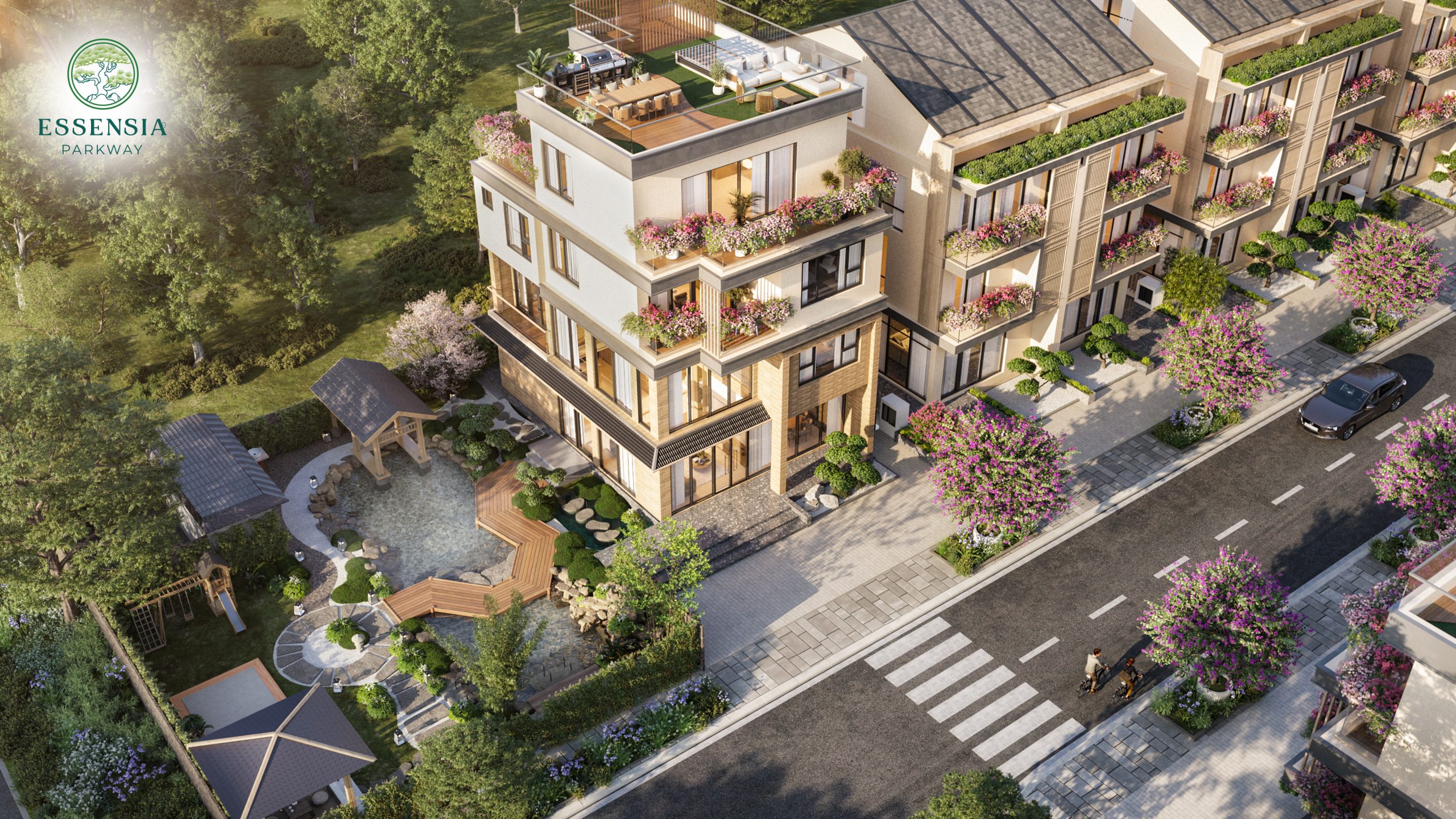 Tiện ích Wellness và không gian xanh Essensia Parkway