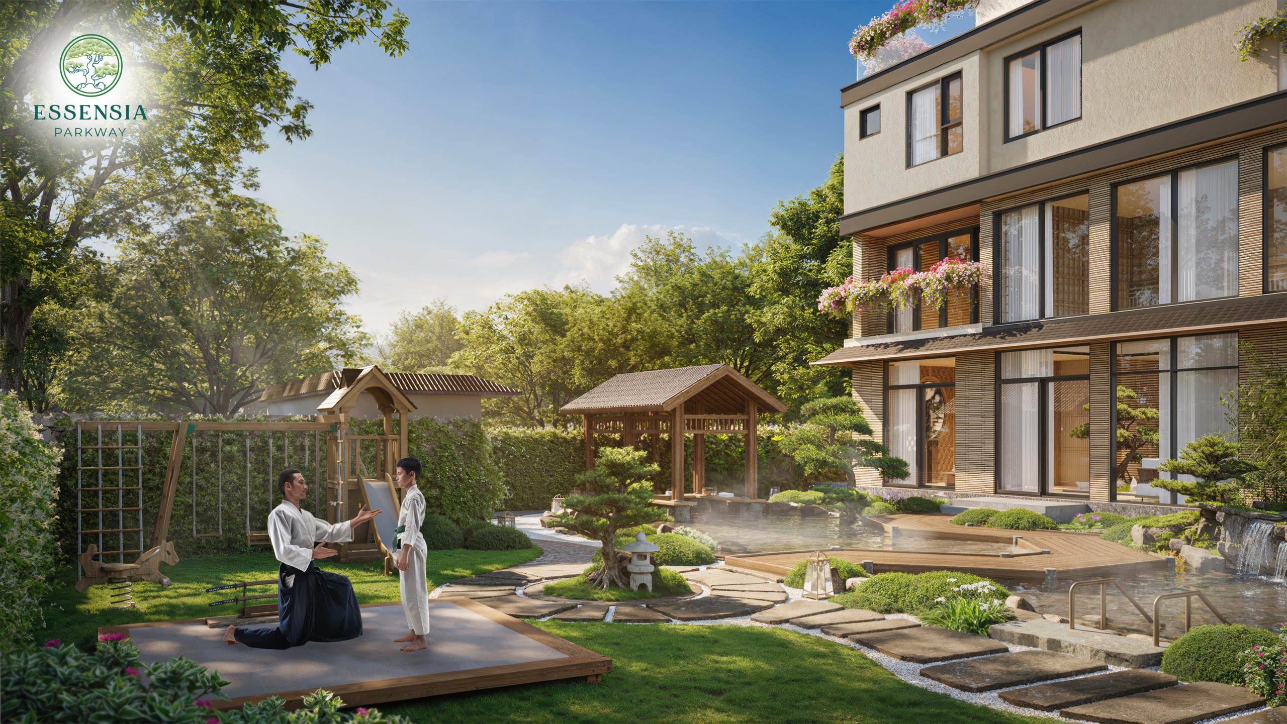 Tiện ích Wellness và không gian xanh Essensia Parkway