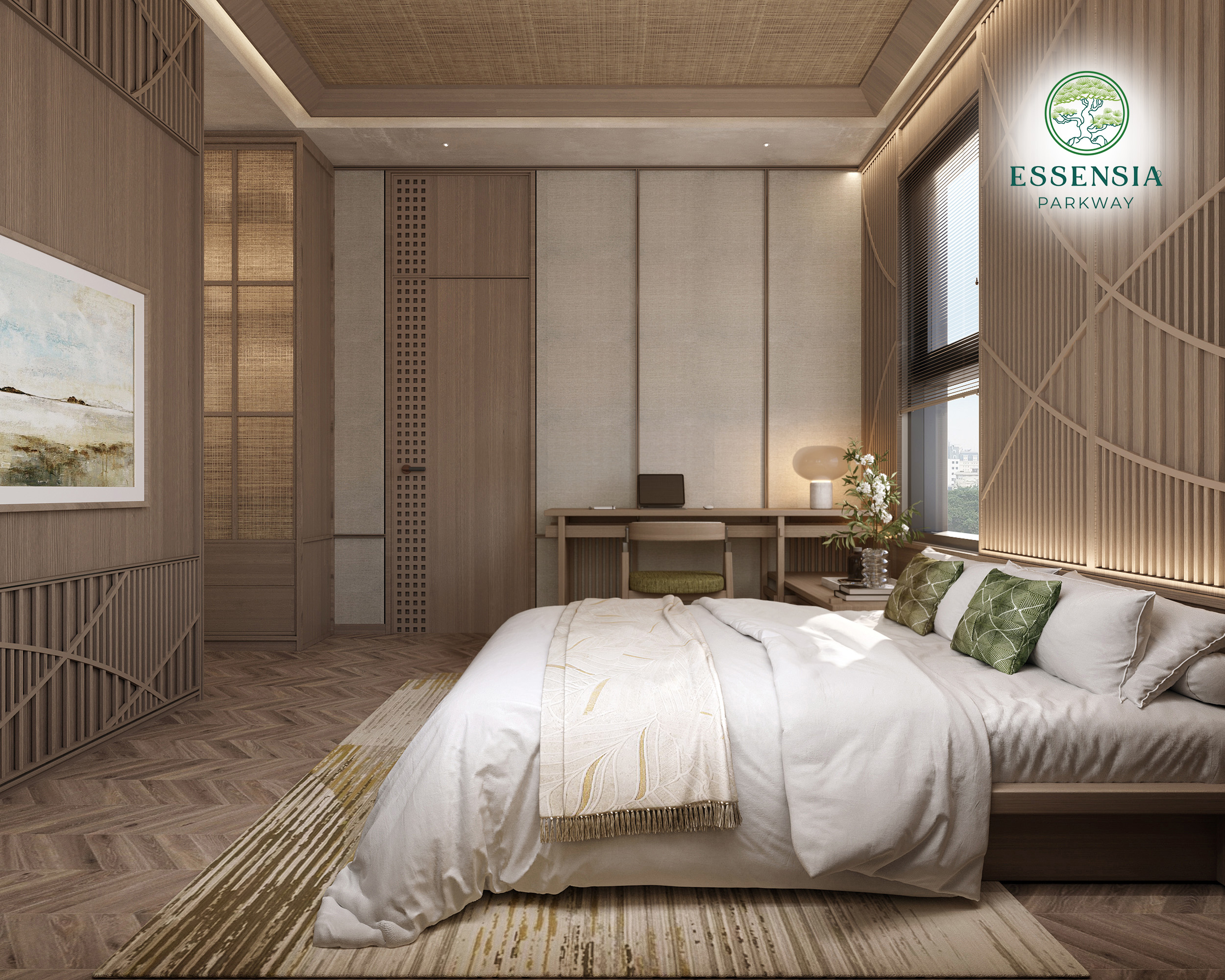 Thiết kế biệt thự Essensia Parkway lấy cảm hứng từ hạc Tsuru