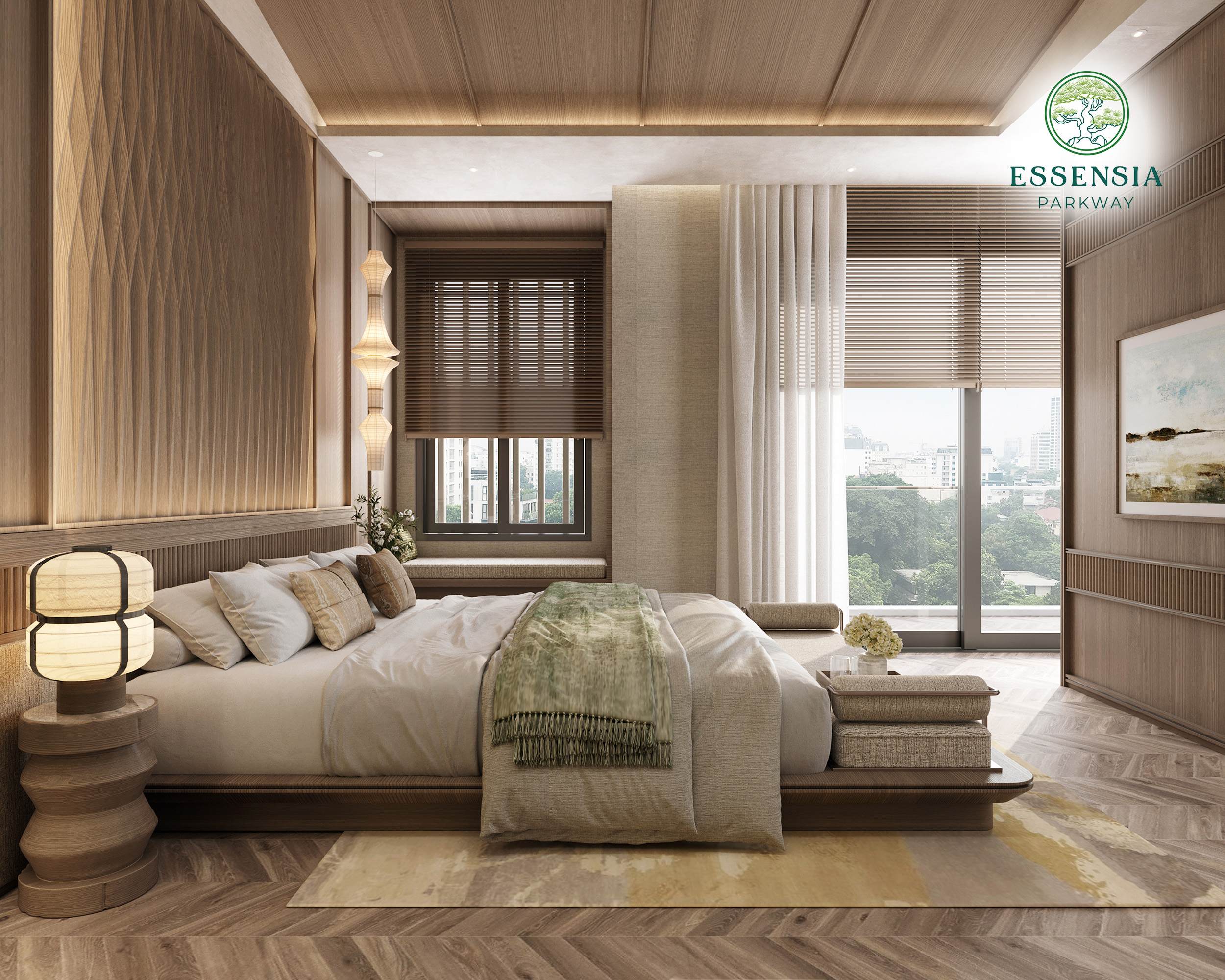 Thiết kế biệt thự Essensia Parkway lấy cảm hứng từ hạc Tsuru