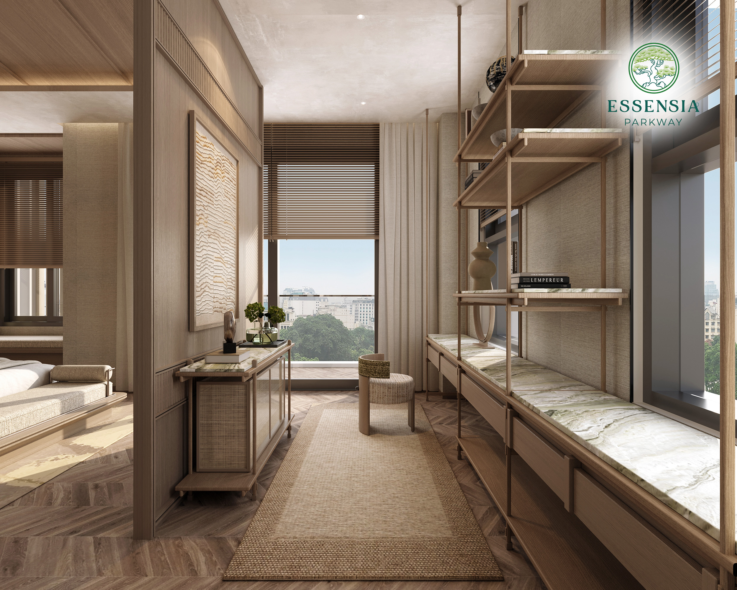 Thiết kế biệt thự Essensia Parkway lấy cảm hứng từ hạc Tsuru