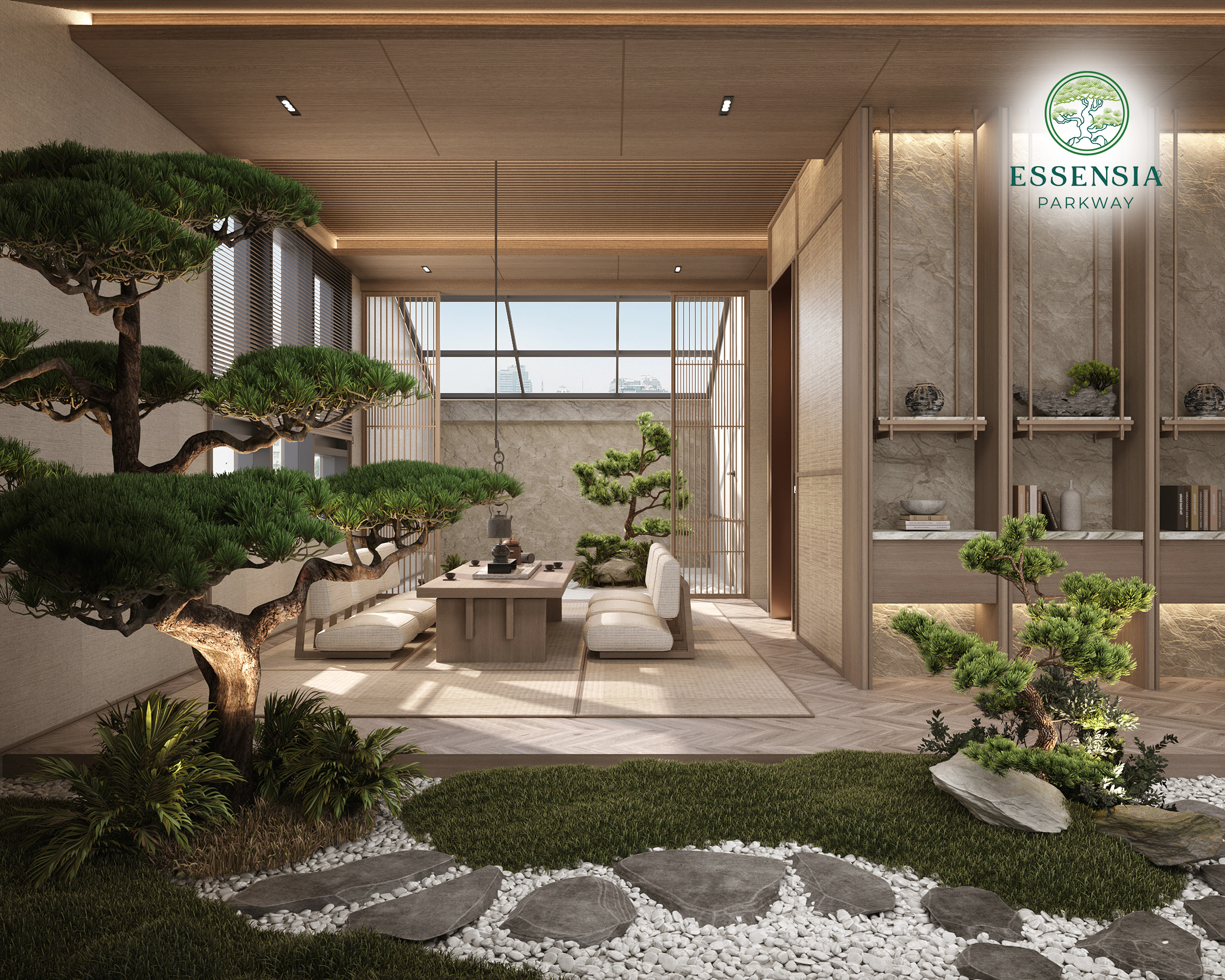 Thiết kế biệt thự Essensia Parkway lấy cảm hứng từ hạc Tsuru