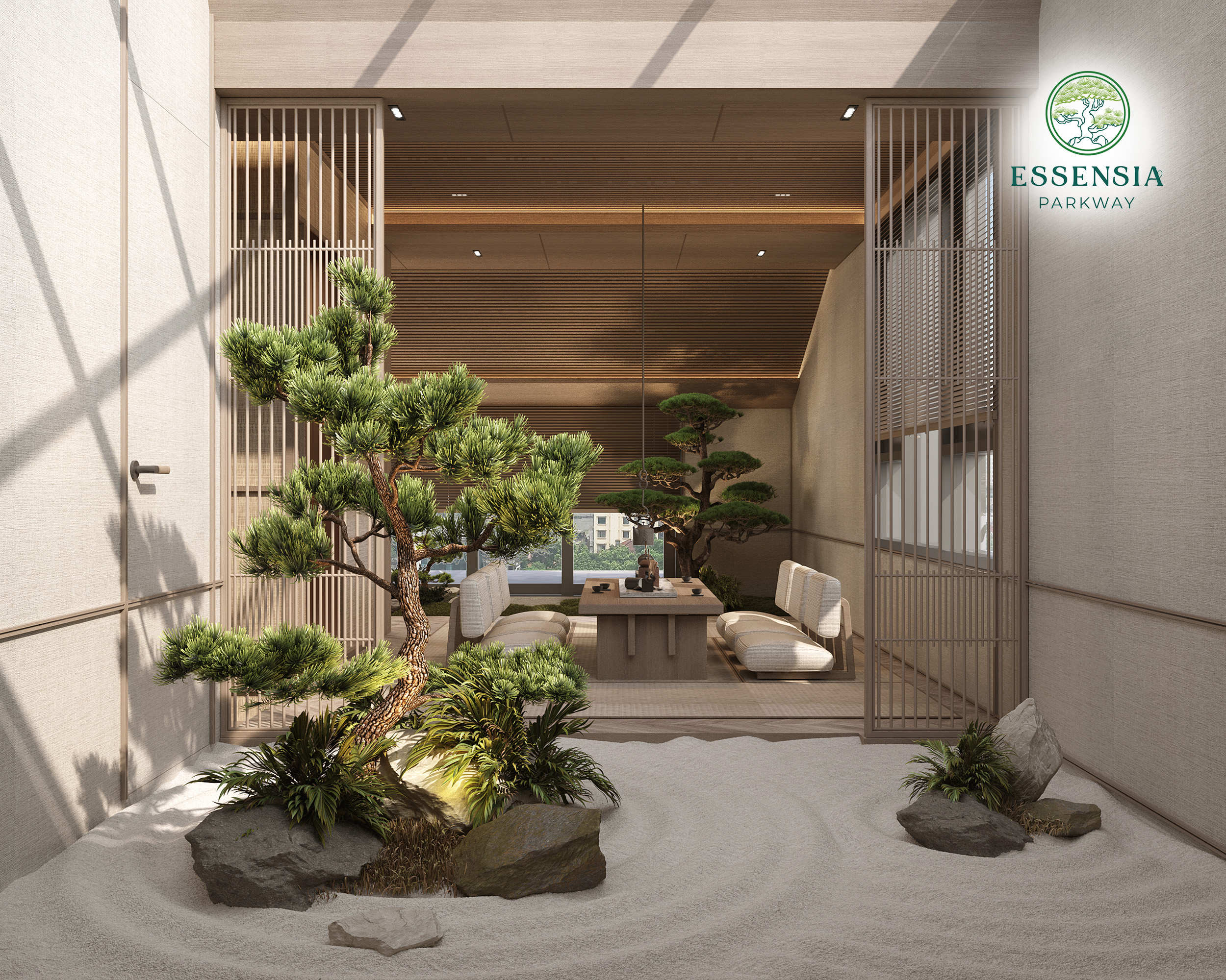 Thiết kế biệt thự Essensia Parkway lấy cảm hứng từ hạc Tsuru