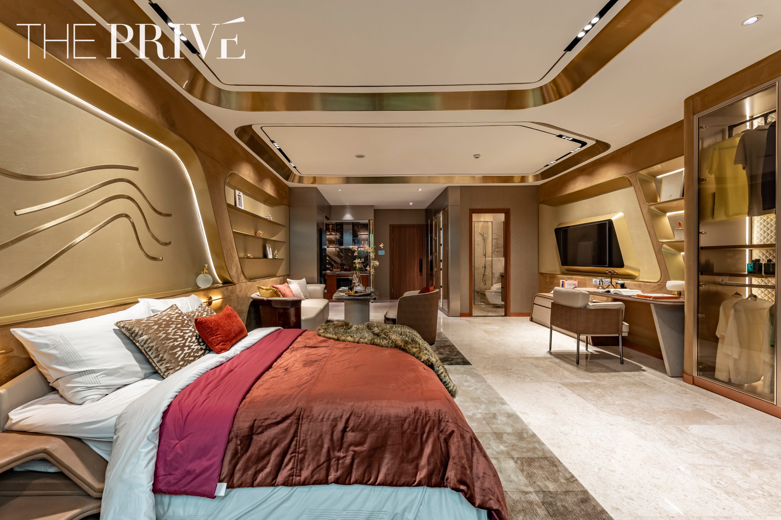 Căn hộ mẫu The Privé Đất Xanh thiết kế cao cấp