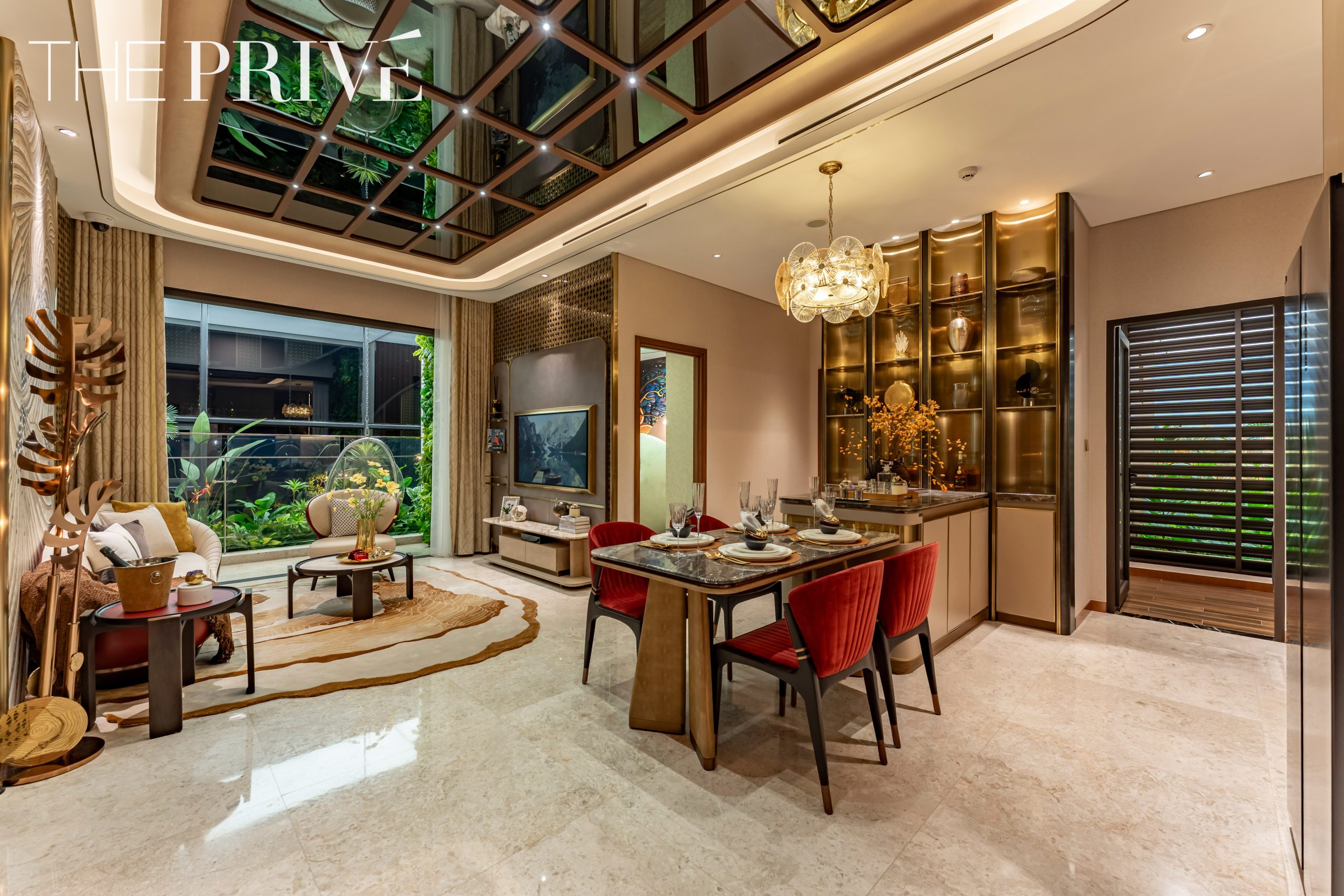 Căn hộ mẫu The Privé Đất Xanh thiết kế cao cấp