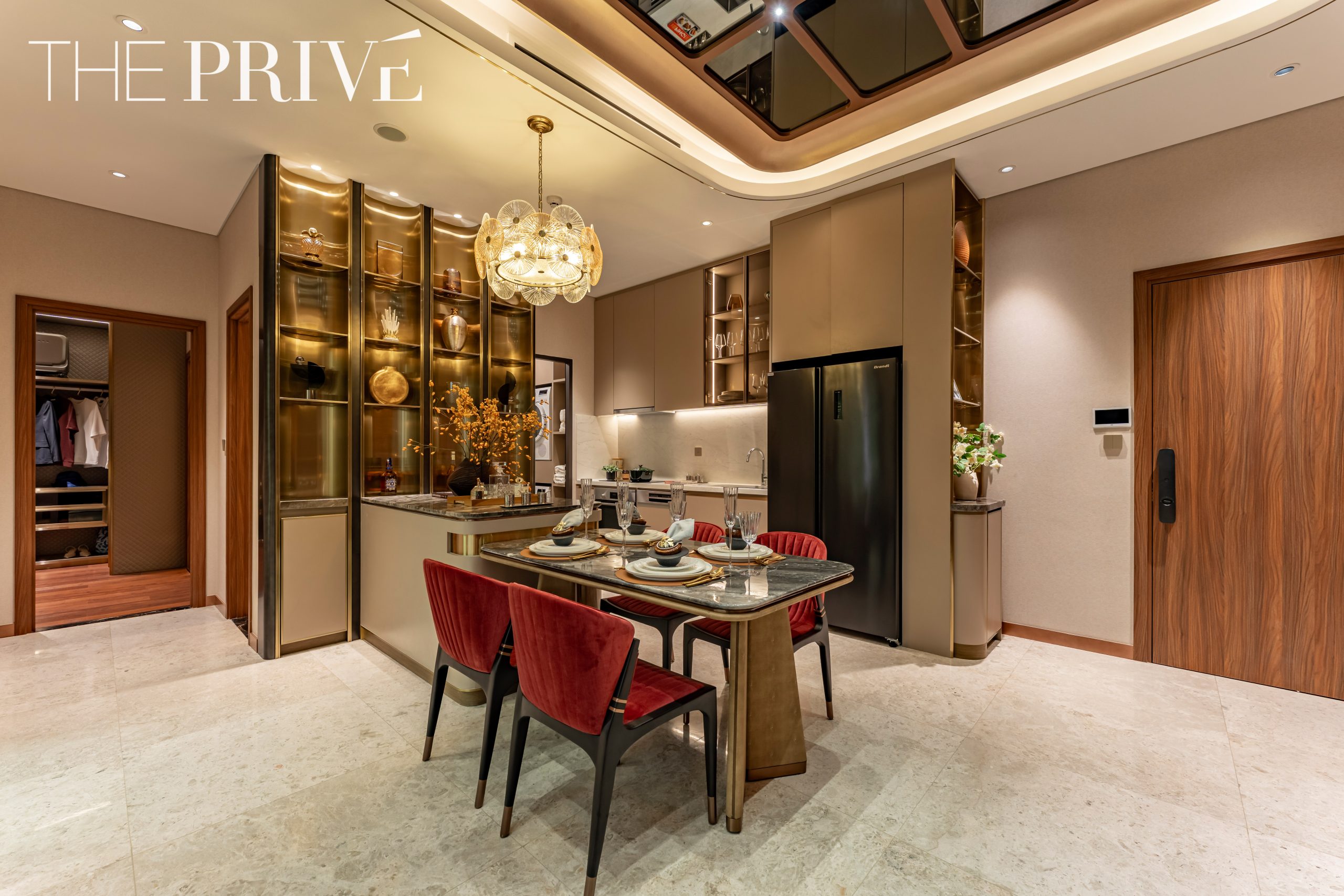 Căn hộ mẫu The Privé Đất Xanh thiết kế cao cấp