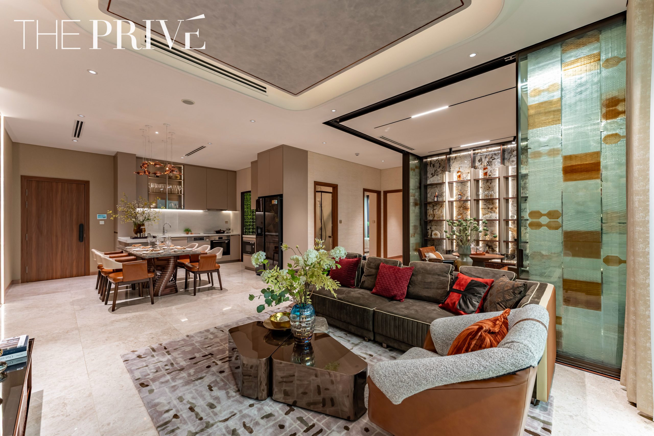 Căn hộ mẫu The Privé Đất Xanh thiết kế cao cấp