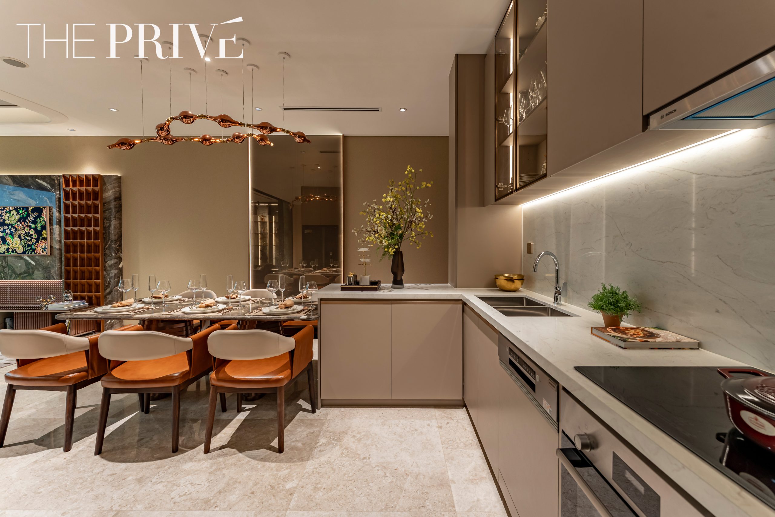 Căn hộ mẫu The Privé Đất Xanh thiết kế cao cấp