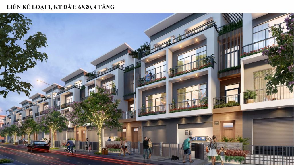 Phối cảnh biệt thự song lập và đơn lập tại dự án T&T City Millennia