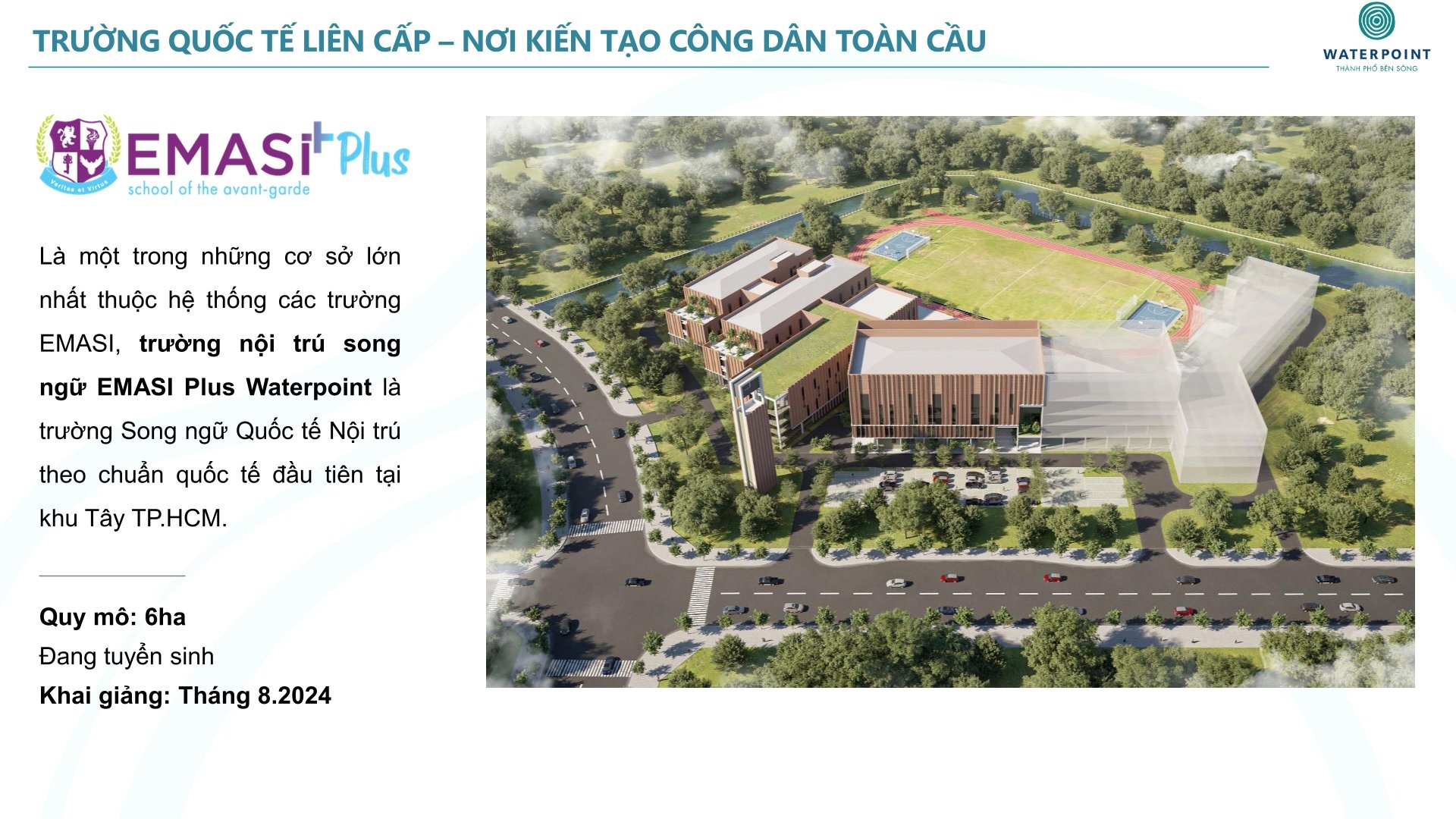 Tiện ích nội khu Waterpoint Nam Long chuẩn quốc tế