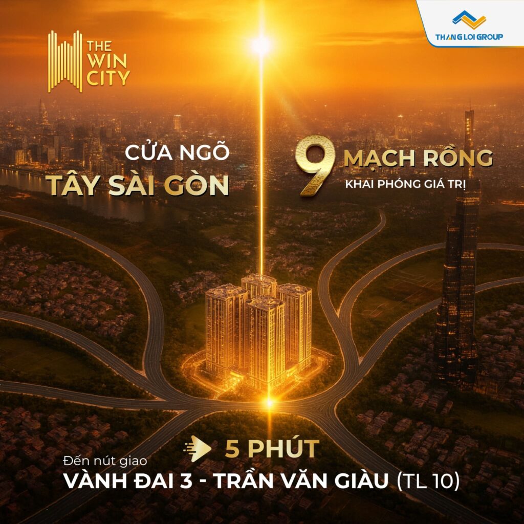 Bản đồ vị trí dự án The Win City Đức Hòa Long An kết nối với TP.HCM
