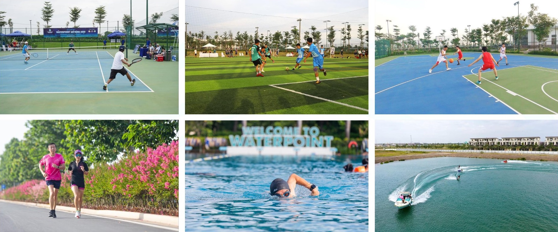 Tiện ích nội khu Waterpoint Nam Long chuẩn quốc tế