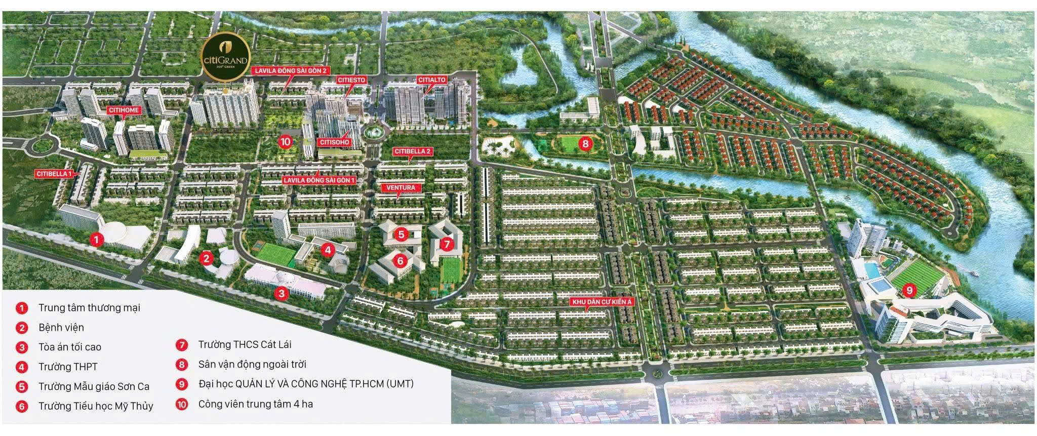 CITIGRAND – Căn hộ 2PN hiện đại tại Cát Lái, TP Thủ Đức