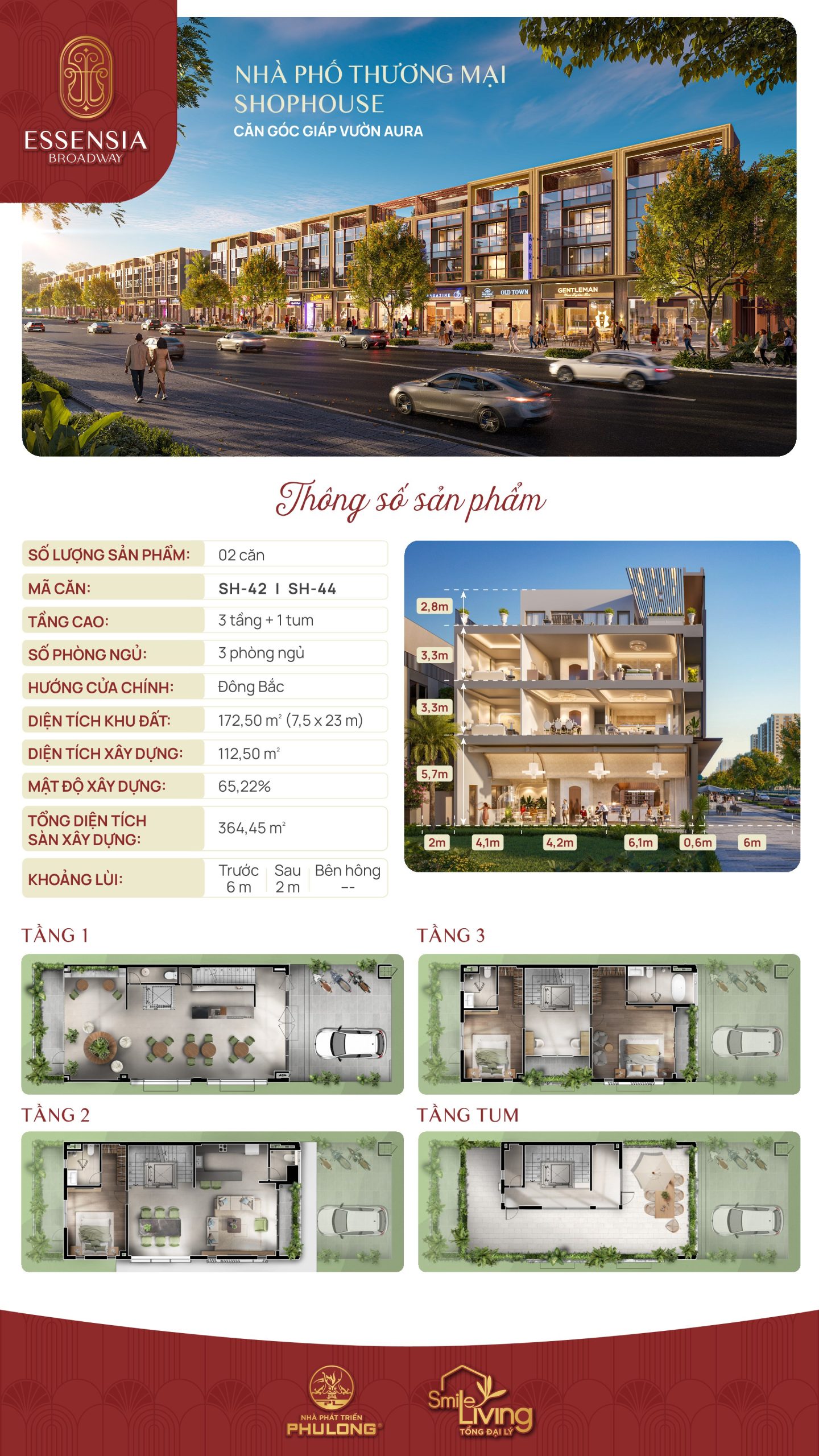 Nhà phố Essensia Broadway