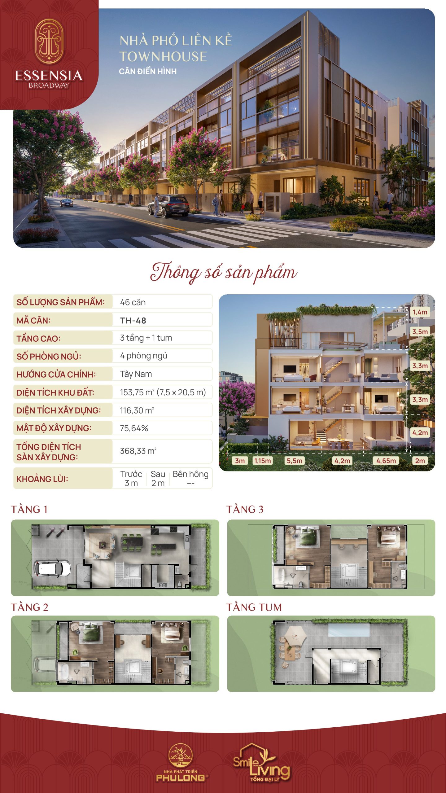 Nhà phố thiết kế hiện đại