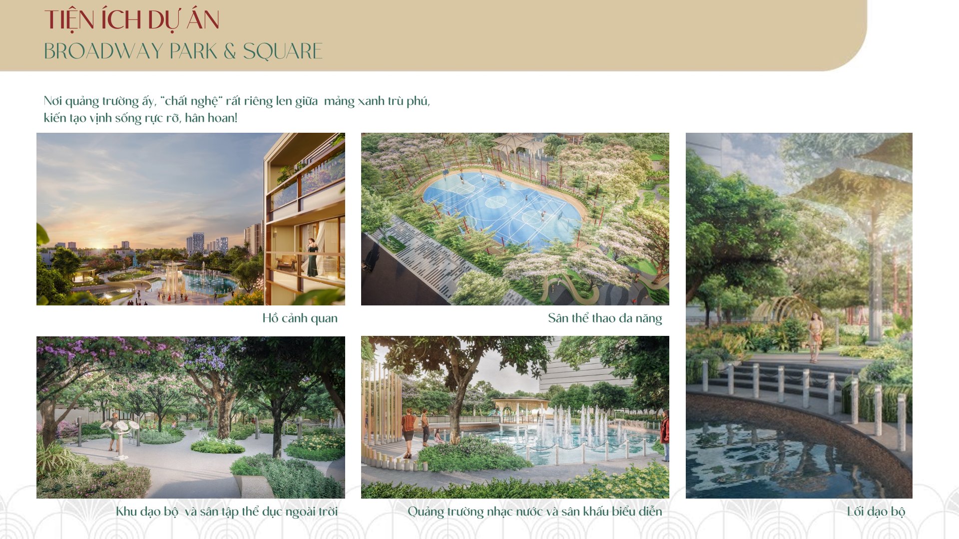 Tiện ích Essensia Broadway cao cấp
